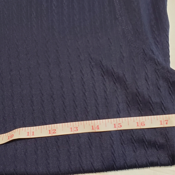 Melissa Paige Navy Mock turtleneck - Picture 8 of 10